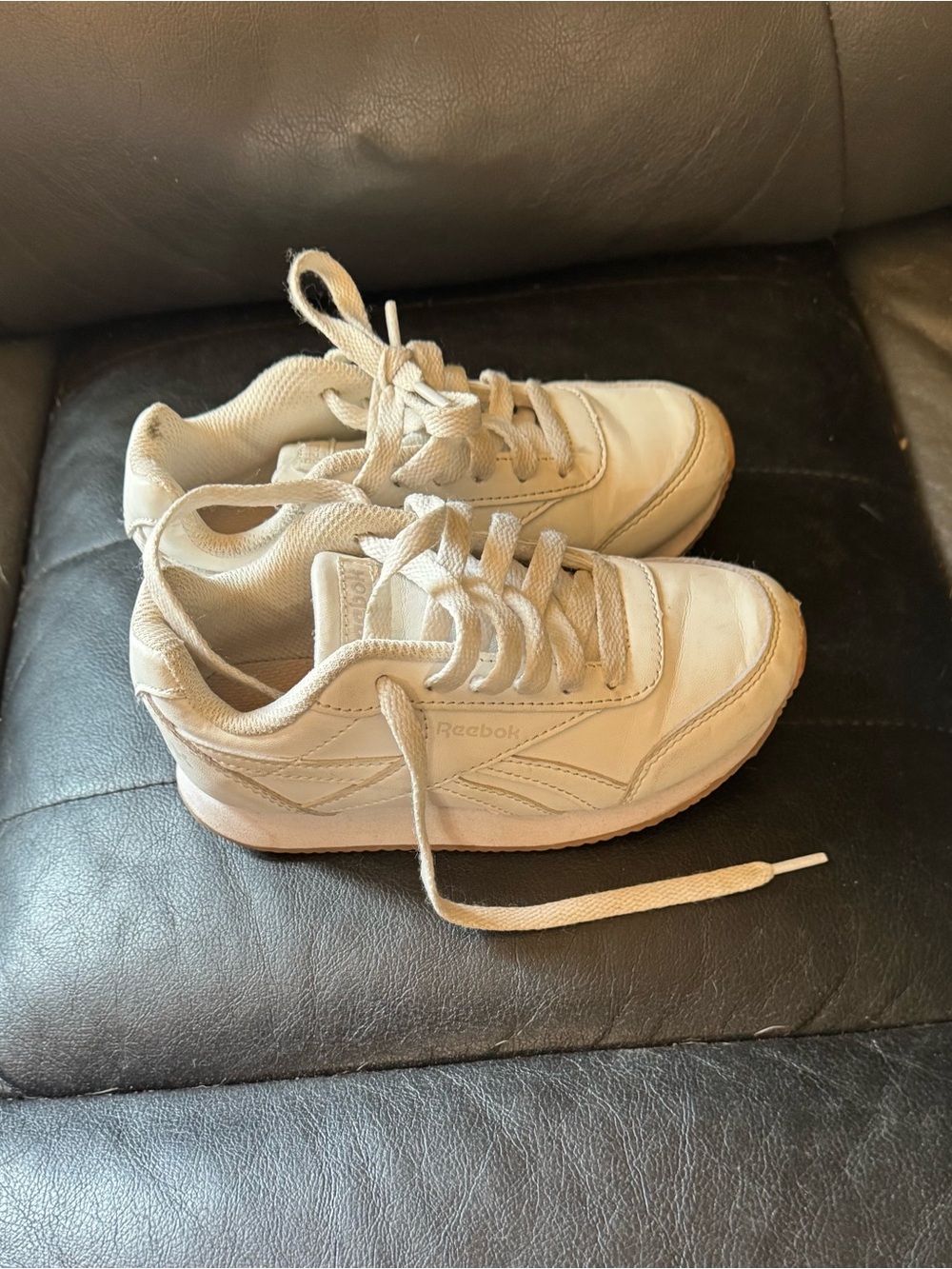 Reebok Kids White Low-Top Sneakers